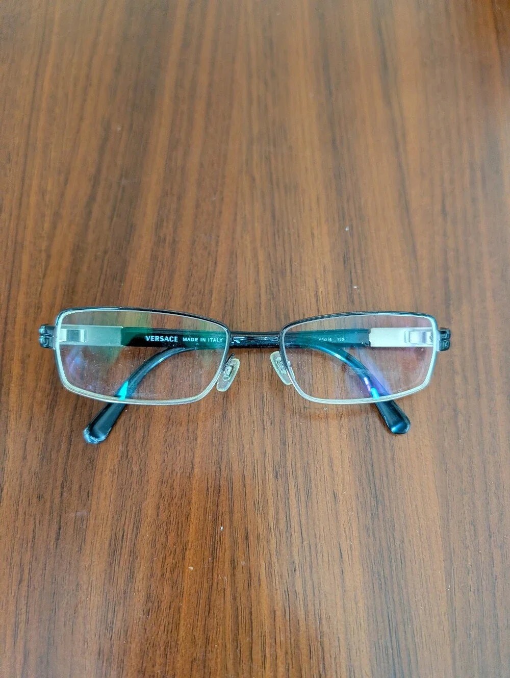 Versace Eyeglasses Black Mod 1064 1137 53-16-135 Pre Owned Frames Only